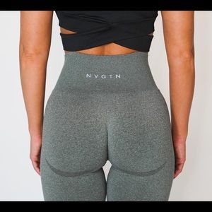 NVGTN Khaki Green Seamless Leggings